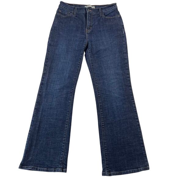 Levi's Women's Perfectly Slimming 512 Bootcut Blue Jeans Button Pockets size 10S - Picture 2 of 10